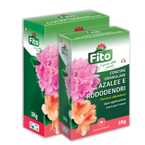 Fronte - prodotto fito concime granulare azalee e rododendri