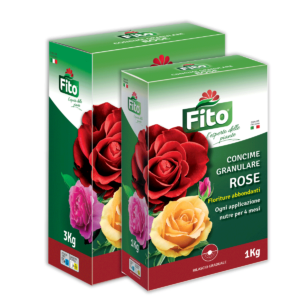 Fronte - prodotto fito concime granulare rose