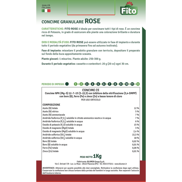 Retro - prodotto fito concime granulare rose 01