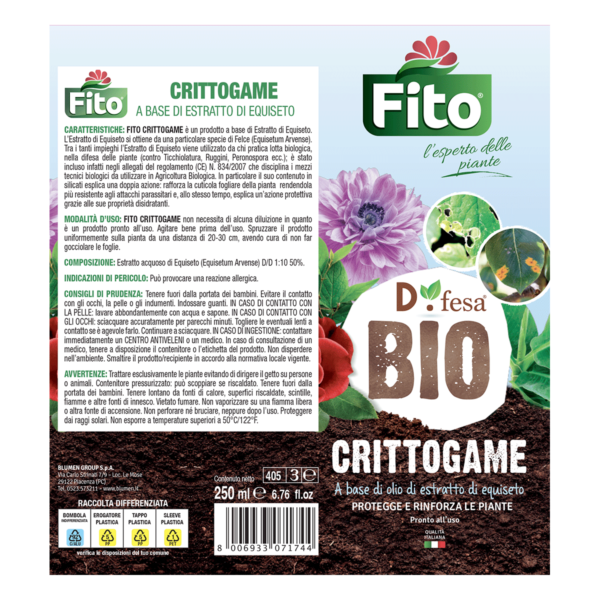 Astuccio - prodotto fito crittogame spray no gas