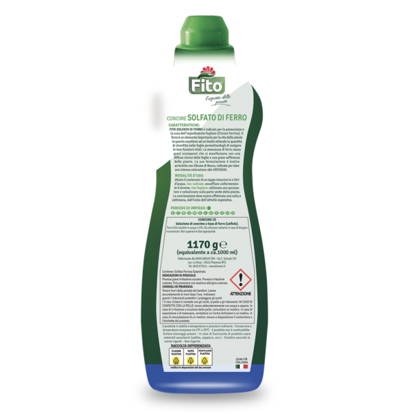 Retro - prodotto fito concime solfato di ferro plus