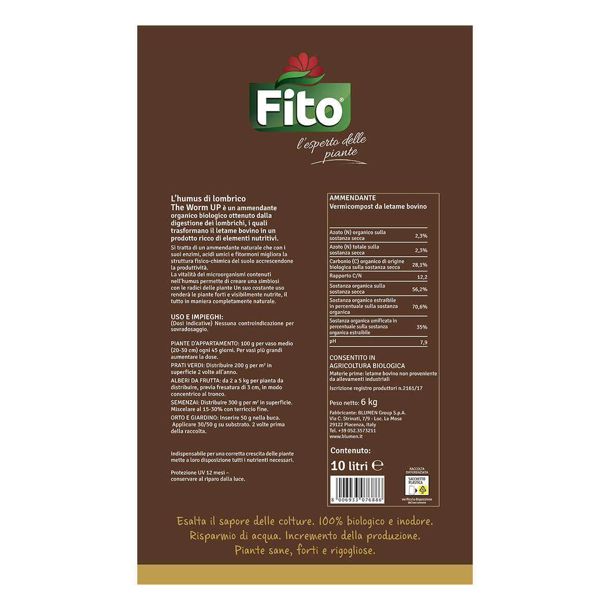 retroX887010_HumusLombrico_10litri Retro - prodotto fito humus di lombrico