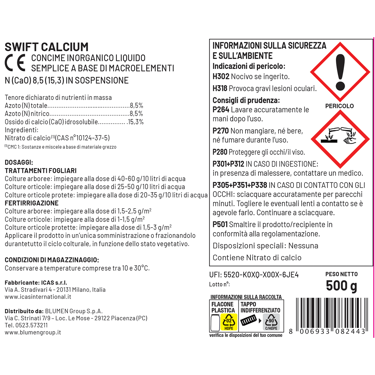 retroXP00702_SwiftCalcium_500g_ICAS retroXP00702 SwiftCalcium 500g ICAS
