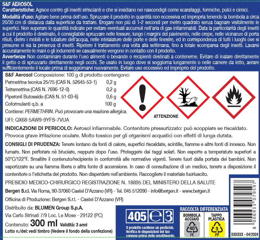 X631005_CimiciSprayS&F_300ml_2025retro X631005 CimiciSpraySF 300ml 2025retro